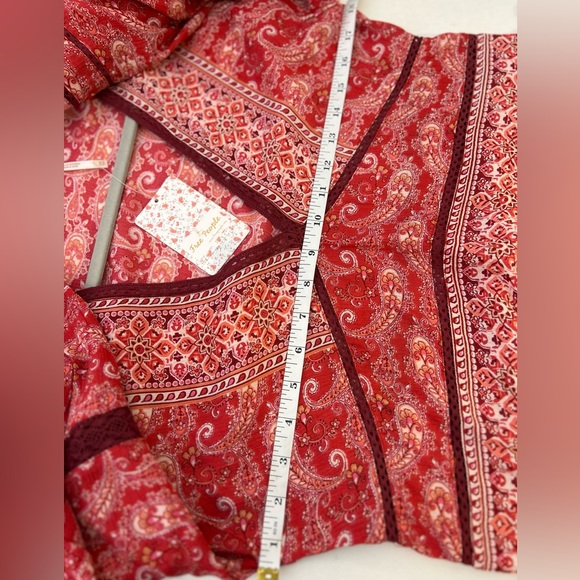 Free People Luna Scarf Print Mini Dress/Tunic NWT - Picture 9 of 10